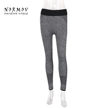 NORMOV Women's Workout Leggings Fashion Polyester Breathble High Waist Leggings Sportswear Advanture Time Leggings Women