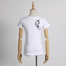 New 2017 Fashion Women t-shirts V-neck Summer Slim Women's Short Sleeve Print Casual Lace Cotton White Tshirt Plus Size Tops 3XL
women