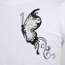 New 2017 Fashion Women t-shirts V-neck Summer Slim Women's Short Sleeve Print Casual Lace Cotton White Tshirt Plus Size Tops 3XL
women