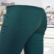 New Fashion 2017 Spring and Summer Plus Size Women's Clothing 3XL White Pencil Pants Ladies Cotton High Waist Elastic Trousers
women