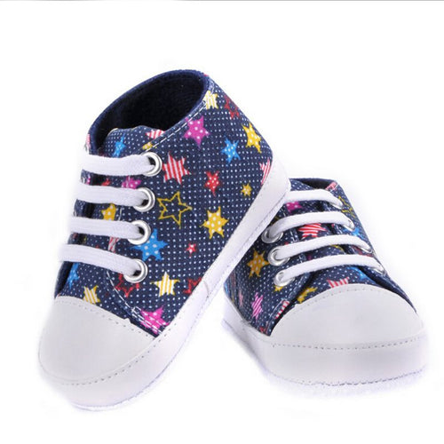 New High quality baby shoes girls boys 2016 fashion rainbow canvas shoes soft prewalkers casual baby shoes WY-01-kids