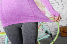 RODEX Yoga Shirt Women Gym Sports Fitness Women Running Clothes For Women Solid Long Sleeve Spring Autumn Base Shirt Fitness
women