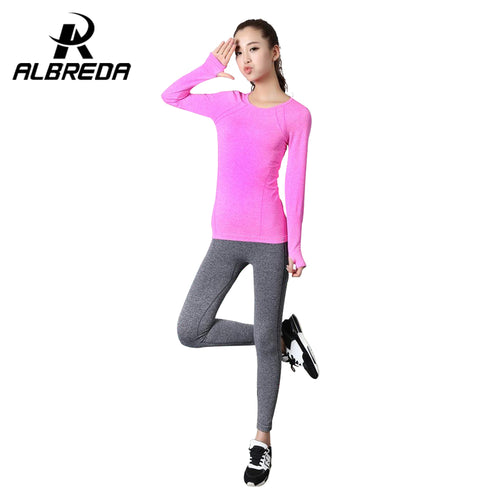 RODEX Yoga Shirt Women Gym Sports Fitness Women Running Clothes For Women Solid Long Sleeve Spring Autumn Base Shirt Fitness
women