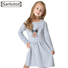Sanlutoz 2017 Kids Dress for Girl Toddler Clothes Children Clothing Bunny Girl Dress Long Sleeve Cotton Brand Princess Party
kids
