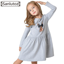 Sanlutoz 2017 Kids Dress for Girl Toddler Clothes Children Clothing Bunny Girl Dress Long Sleeve Cotton Brand Princess Party
kids