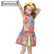 Sanlutoz Girls Clothes Brand Girls Dress Princess Party Kids Children Clothing Toddler 2017 Kids Fun
kids