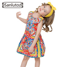 Sanlutoz Girls Clothes Brand Girls Dress Princess Party Kids Children Clothing Toddler 2017 Kids Fun
kids