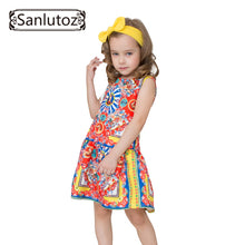 Sanlutoz Girls Clothes Brand Girls Dress Princess Party Kids Children Clothing Toddler 2017 Kids Fun
kids