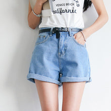 Solid Women Clothing Denim Shorts with Pockets New Arrival Harajuku Summer Ropa Mujer Slim Short Pants Feminino 2017 Casual Jean
women