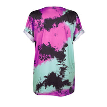 Summer Cute monster print T shirts for women casual O-neck Hip-hop graffiti Tops Tees Short sleeves plus size female T-shirt-Women