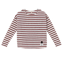 Toyouth T-Shirts 2017 Spring Women T-Shirt Stripe Printed Loose Base Casual Long Sleeve O-Neck Tees Tops
women