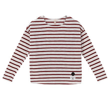 Toyouth T-Shirts 2017 Spring Women T-Shirt Stripe Printed Loose Base Casual Long Sleeve O-Neck Tees Tops-women