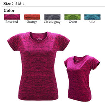 VEAMORS Women Quick Dry Sport Yoga Shirt, Short Sleeve Breathable Exercises Yoga Top T-Shirts For Gym Running Fitness
women