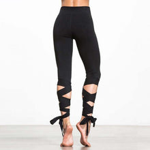 Women Ballerina Yoga Pants Sport Leggings Fitness Cross Yoga High Waist Ballet Dance Tight Bandage Yoga Cropped Pants Sportswear
women