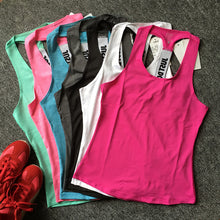 Women Gym Sports Vest Sleeveless Shirts Tank Tops Vest Fitness Running Clothes Tight Quick Dry Tank Tops Singlets P067 Yoga Top
women