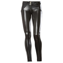 Women Sexy Push Up Leather Leggings Elastic Sports Pants Fitness Yoga Pants Running Tights Waterproof Sportswear Sport Clothing
women