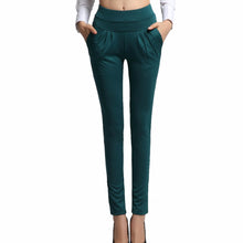 Women's Summer  Trouser Fashion Full Length Pocket Plus size 3XL Loose Casual Harem Pants DF181
women
