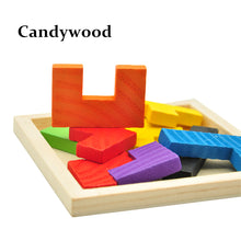 Wooden Tetris Game Educational Jigsaw Puzzle Toys Wood Tangram Brain-Teaser Puzzle Preschool Children Kids Toy
kids