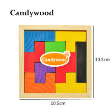 Wooden Tetris Game Educational Jigsaw Puzzle Toys Wood Tangram Brain-Teaser Puzzle Preschool Children Kids Toy
kids