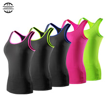 YEL Hot Sexy Fitness Tight Sport Yoga Shirt Quick Dry Sleeveless Sportswear Blouses Running Vest Workout Crop Top Female T-shirt
women