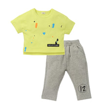boys sport suit kids clothes children's clothing sets short sleeve pullover t shirts+pants 2017 summer tracksuits -kids