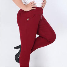 hot New Women Casual Pants capris Plus bigSize 6XL Female Skinny Stretch Spring summer Slim pencil Pants/ Trousers /capris women