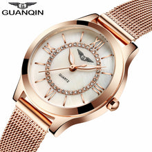 montre femme GUANQIN 2017 Women Dress Watches Women's Fashion Top Brand Stainless Steel Bracelet Quartz Watch relogio feminino-Women