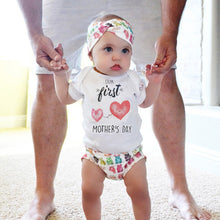 Newborn Baby boys girls letter Heart Mother's day Bodysuits onesie Infant Babies Bodysuit one-pieces Outfits Kids Clothing