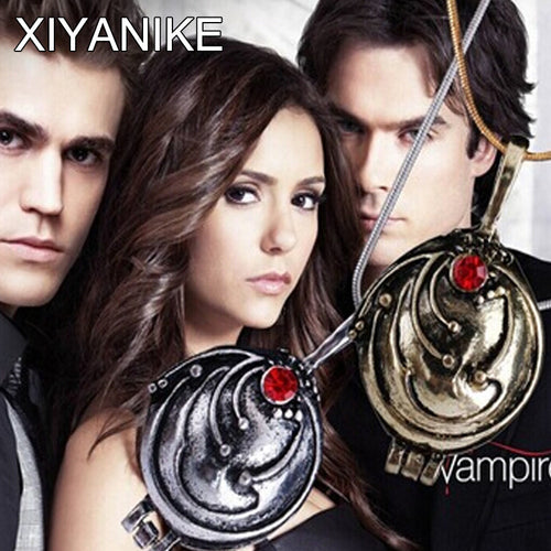 2016 New Fashion Vintage Necklaces & Pendants Vampire Diaries Elena Gilbert Necklace Women Verbena Necklace XY-N195