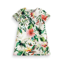 Lovely Baby Kids Floral Print Round Neck Summer Dress Party Dress 0-5 Years