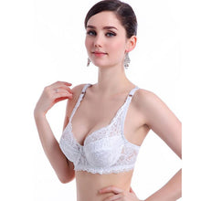 Bras for Women Sexy Push Up Deep V Bra Ultrathin Underwire Padded Lace Brassiere Bra #L15