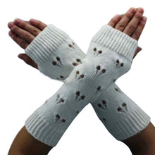Brand New Women Fashion Knitted Arm Wrist Fingerless Winter Gloves Soft Warm Mitten gants femme #LSN