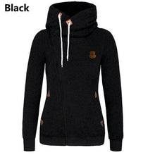 New Fashion Solid Women Hoodies Sweatshirts Spring Autumn Hoodies Women Zipper Design Thicken Hoody Women Hoody Sweatshirt