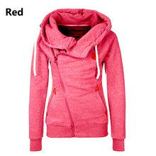 New Fashion Solid Women Hoodies Sweatshirts Spring Autumn Hoodies Women Zipper Design Thicken Hoody Women Hoody Sweatshirt