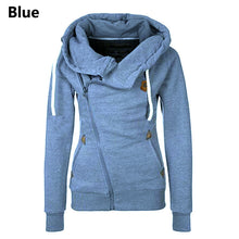 New Fashion Solid Women Hoodies Sweatshirts Spring Autumn Hoodies Women Zipper Design Thicken Hoody Women Hoody Sweatshirt