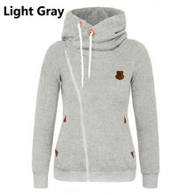 New Fashion Solid Women Hoodies Sweatshirts Spring Autumn Hoodies Women Zipper Design Thicken Hoody Women Hoody Sweatshirt
