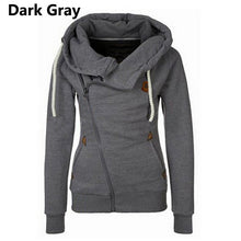 New Fashion Solid Women Hoodies Sweatshirts Spring Autumn Hoodies Women Zipper Design Thicken Hoody Women Hoody Sweatshirt