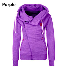 New Fashion Solid Women Hoodies Sweatshirts Spring Autumn Hoodies Women Zipper Design Thicken Hoody Women Hoody Sweatshirt