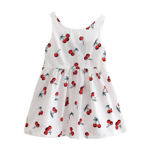 Baby Girls Cotton Vest Dress Kids Sundress Princess Shirt Dresses G46
