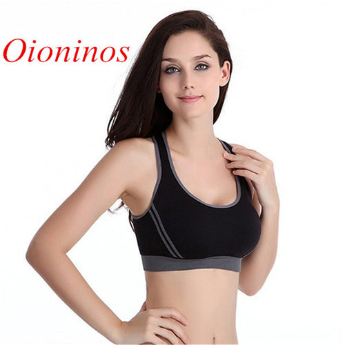 Women Crop Top Cropped Padded Bra Tank Top Vest Fitness Stretch Women's Tanks Cross Back Bras