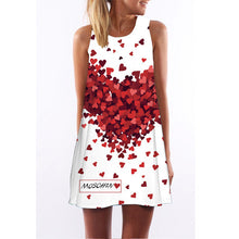 Vestidos 2017 New Style Summer Dress Sleeveless Floral Print Casual Women Dress Above Knee Plus Size Women Clothing Dresses