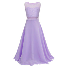 Retail Lace Flower Girl Dress Children Kids Beautiful Wedding Party Dress Girl Formal Party Pageant Long Princess Dress lace002