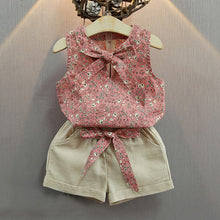 Sodawn Baby Girl Clothes Fashion Cartoon Girls Summer Set Clothes Baby Suits Kids T Shirt +Pants Children Clothing Set