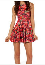 EAST KNITTING fashion X-014 HOT Women digital print pleated Adventure Time Bro Ball Reversible Skater Dress S M L XL Plus Size