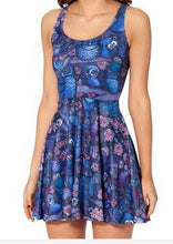 EAST KNITTING fashion X-014 HOT Women digital print pleated Adventure Time Bro Ball Reversible Skater Dress S M L XL Plus Size