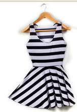EAST KNITTING fashion X-014 HOT Women digital print pleated Adventure Time Bro Ball Reversible Skater Dress S M L XL Plus Size