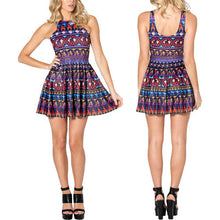 EAST KNITTING fashion X-014 HOT Women digital print pleated Adventure Time Bro Ball Reversible Skater Dress S M L XL Plus Size