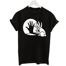 2016 Harajuku Black T-shirt Women Ladies Tops Unicorn Letter Print Casual Funny T Shirts Tee Shirt Femme Loose