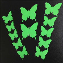 Hot Selling 12PCS 3D PVC Magnet Butterflies DIY Wall Sticker Home Decor Poster for Kids Rooms t Wall Decoration Drop Shipping