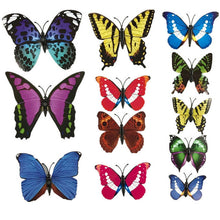 Hot Selling 12PCS 3D PVC Magnet Butterflies DIY Wall Sticker Home Decor Poster for Kids Rooms t Wall Decoration Drop Shipping